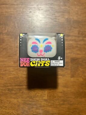 Needoh Sugar Skull Cats Collectible Sensory Stress Toy